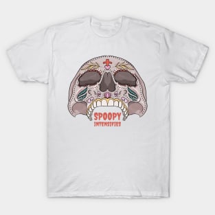 Halloween Skull Spoopy Intensifies T-Shirt